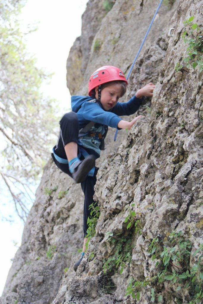 climbing with children